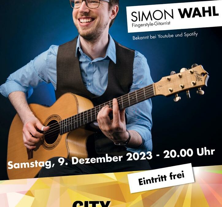Konzert im Cityadvent: Simon Wahl