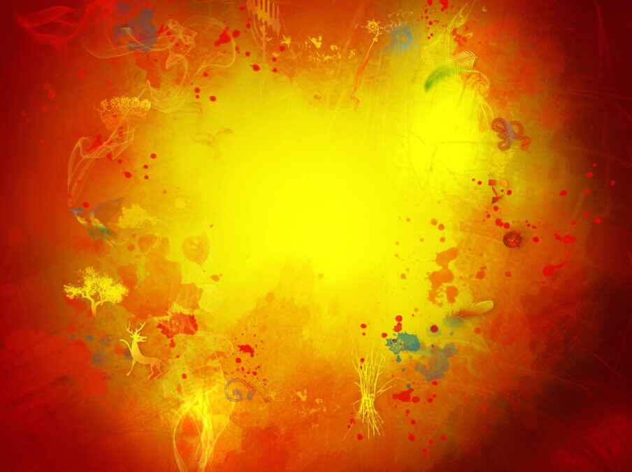 Das Glaskunstwerk "L’Or – Zum Licht", das eine Portaltür der Kirche St. Lamberti in Münster bildet